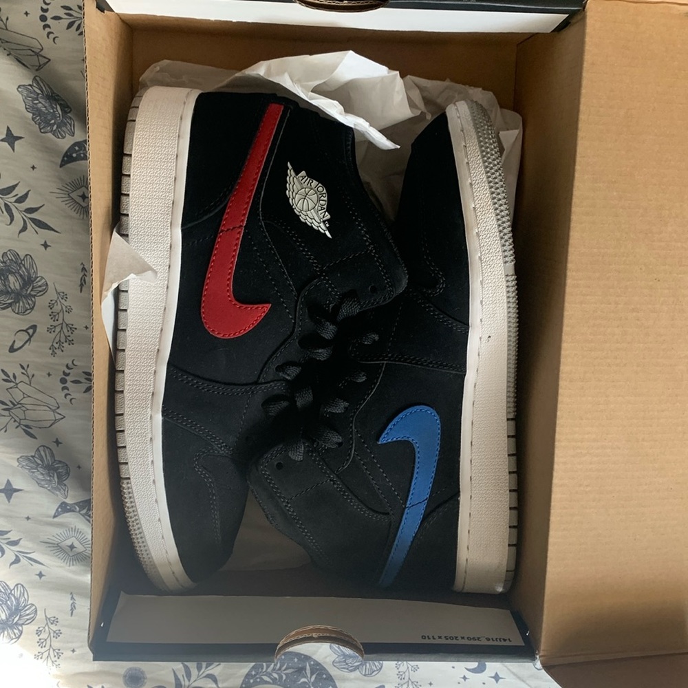 Nike air Jordan 1 mid multicolor swoosh